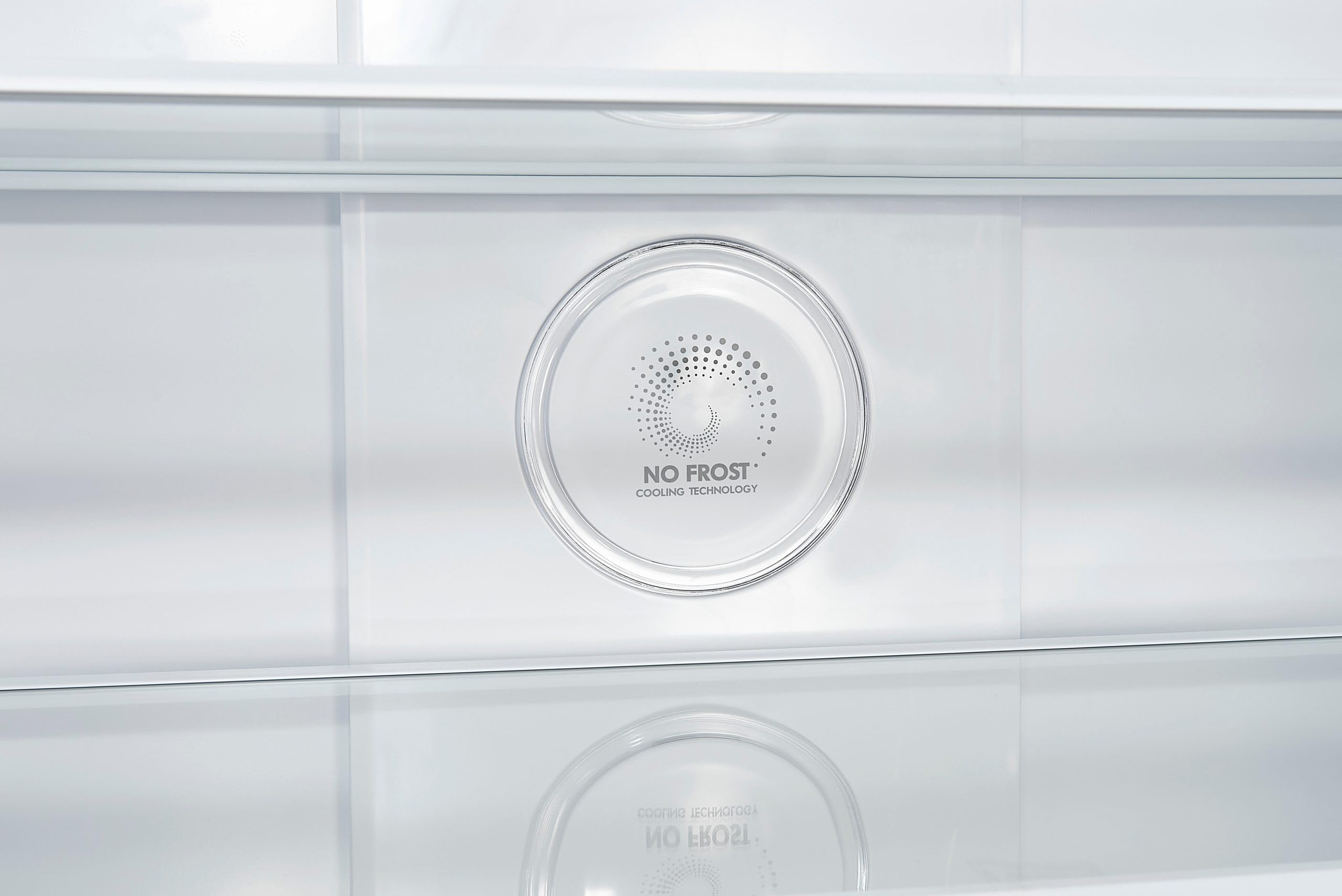 Exquisit® Frigorífico Americano, 4 Puertas, 362L, Clase D, Material Acero Inox, Tecnologia No-Frost, Display Digital en Puerta, Cajon Verdulero Siempre Fresco, Consumo 210 kWh/año, Medidas 180x79x62Cm