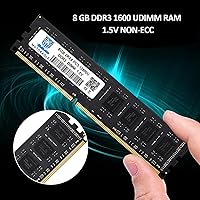 Vista 2 de Motoeagle - Módulo de memoria RAM de escritorio de 8 GB DDR3 1600 MHz PC3-12800U-11, 1,5 V, sin ECC, sin búfer, 2Rx8, doble rango, 240 pines