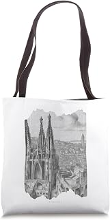 Barcelona BCN Spain - Travel the Vintage World Tote Bag