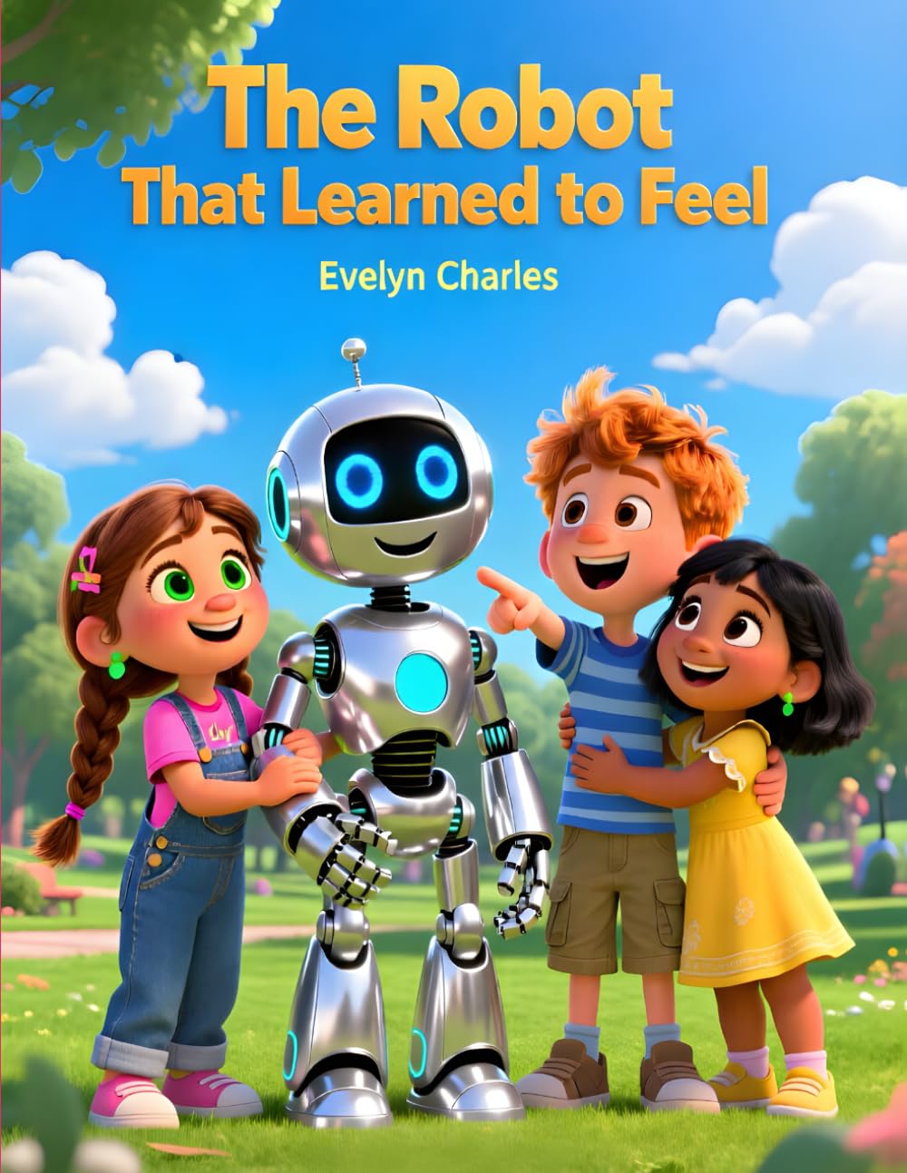 The Robot That Learned To Feel-Kids Adventure Story Book-Ages 6-12