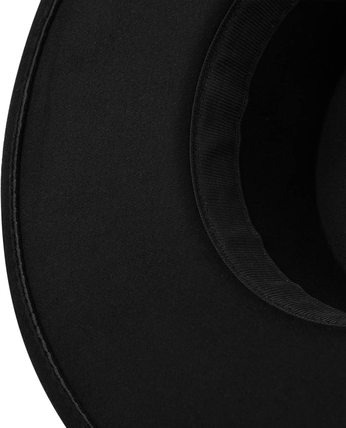 Women Classic Felt Church Hats British Style Wide Brim Top Fedora Hat Wedding Dress Up Jazz Cap Boater Hat - Image 6