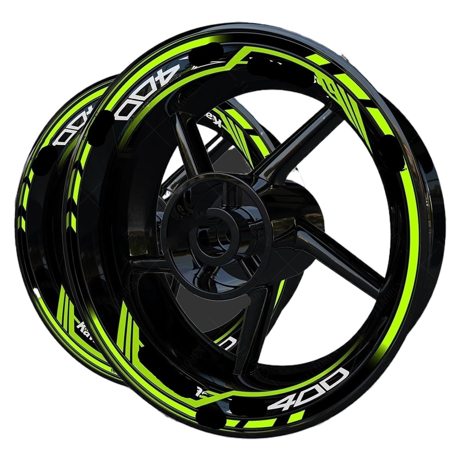 バイクホイールステッカー Z400 Z 400 オートバイホイールステッカー