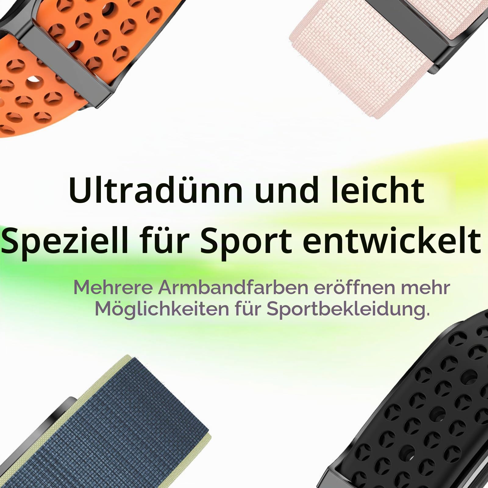 Denash Smart Health Wristband, Magnetisches Wearable Sport Fitness Tracker, Smart Armband mit Überwachung von Herzfrequenz, Schlaf, Blutsauerstoff, Mehr Als 120+ Sportmodi für Damen Herrn (Schwarz)