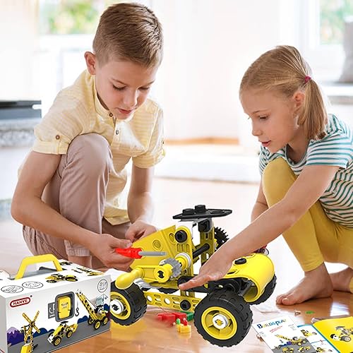 Miniatura 6 de Juguetes STEM para niños de 5, 6, 7, 8, 9 años o más, kit de bloques de construcción, proyectos de actividades para niños, juguetes para niños de 4