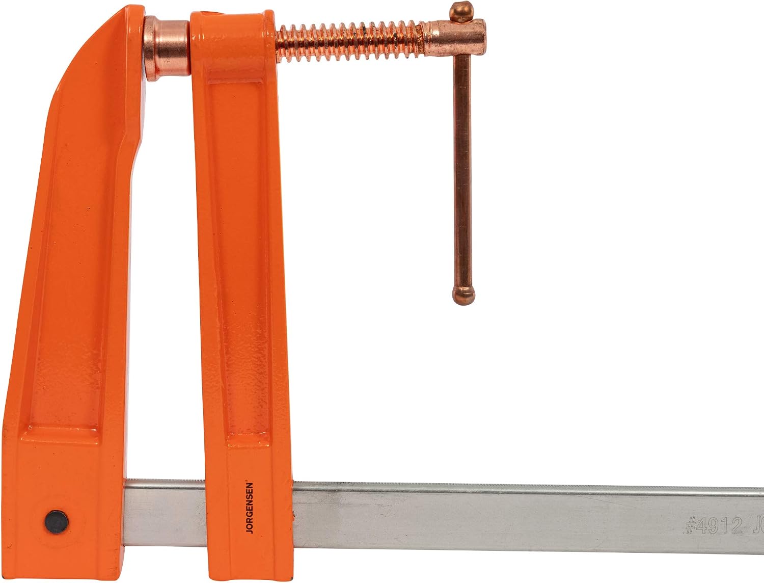 Jorgensen 9-Inch Deep-Reach Throat Bar Clamp, 12-Inch Max Opening