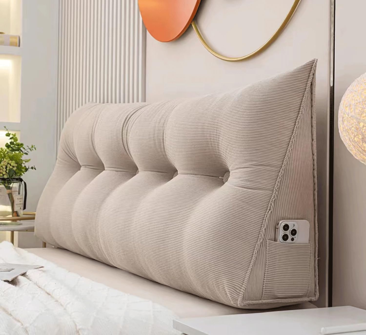 Amazon.com: MGEMJMJ Wedge Headboard Pillow,Headboard Cushion