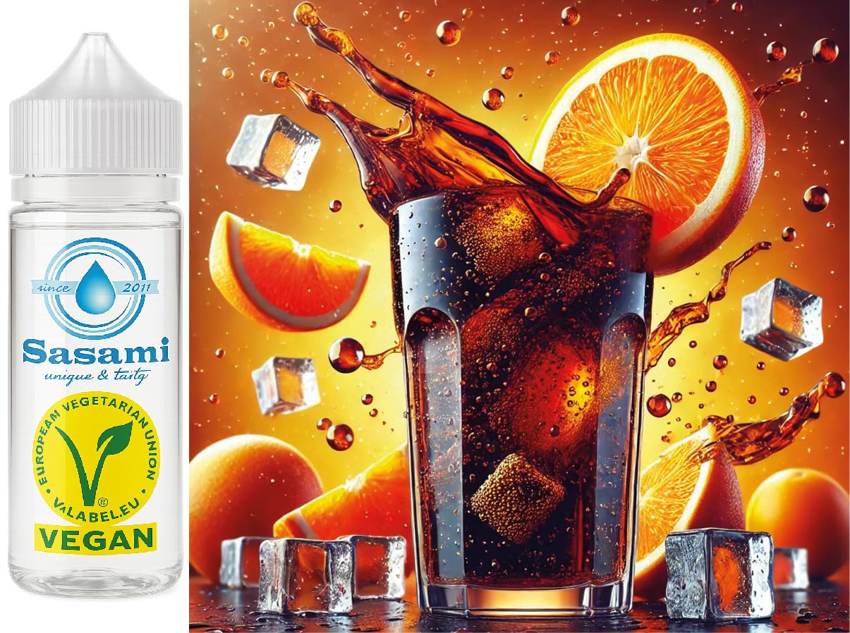 Cola - Orange Lemonade Mix Flavor Concentrate - Vegan - Sasami - 10ml