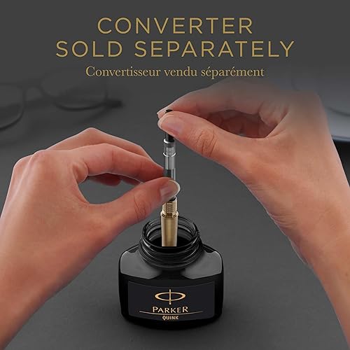 Miniatura 5 de Parker 1950375 - Botella de tinta Quink color negro 19fl oz