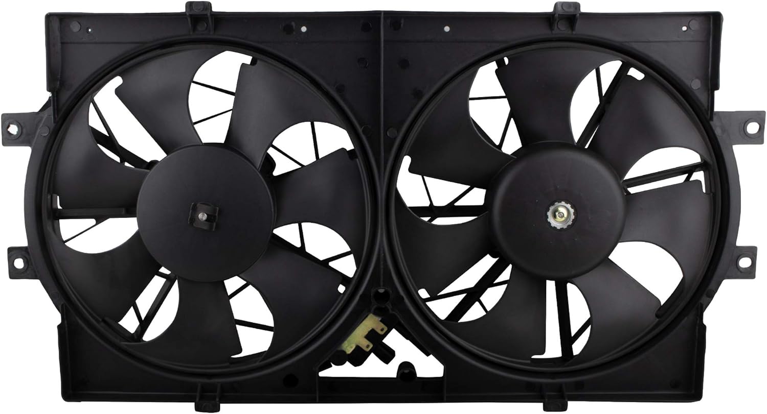 620-004 Engine Radiator Dual Cooling Fan for Dodge Intrepid Chrysler Concorde 1993-1997 LHS 1994-1997 Eagle Vision 1993-1997, CH3115108 4592054 4596212 FA70012