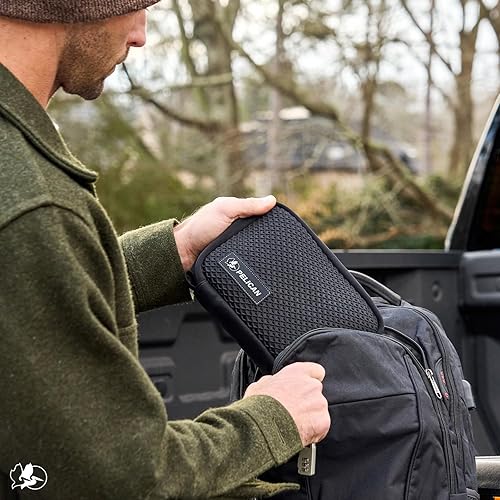 Miniatura 7 de Pelican Estuche organizador electrónico de viaje, bolsa de almacenamiento portátil con múltiples bolsillos de malla de almacenamiento para cables,