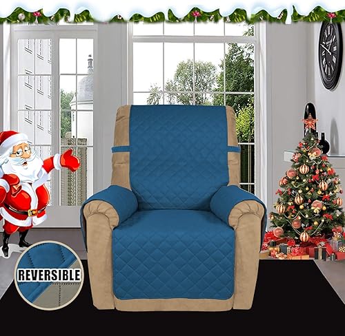 Miniatura 684 de Easy-Going - Funda reversible para sofá, resistente al agua, con varillas de espuma y correas elásticas, protector de muebles para mascotas y perros