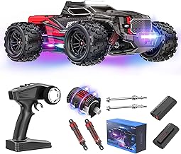 Remote Control Car, 1:12 High Speed Radio Controlled Car, 48km/h 2.4GHz 4WD Offroad Remote Control, RC Racing Off-road Toy Gift for Children Adults (Red)