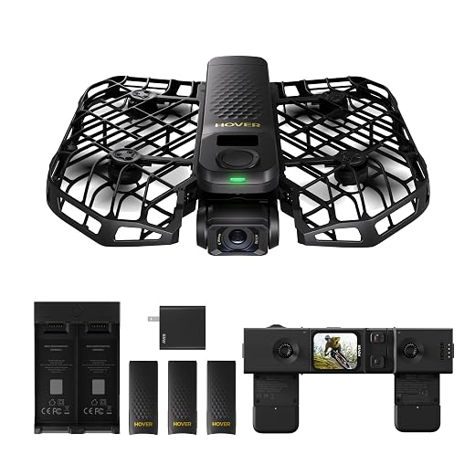 X1 PROMAX 8K Action Flying Camera, Foldable Drone with Camera with 42 KM/H Follow Speed, 10+ Fully Automatic Flight Modes, Fly Anywhere with OmniTerrain, SmoothCapture 2.0(Basic Combo)