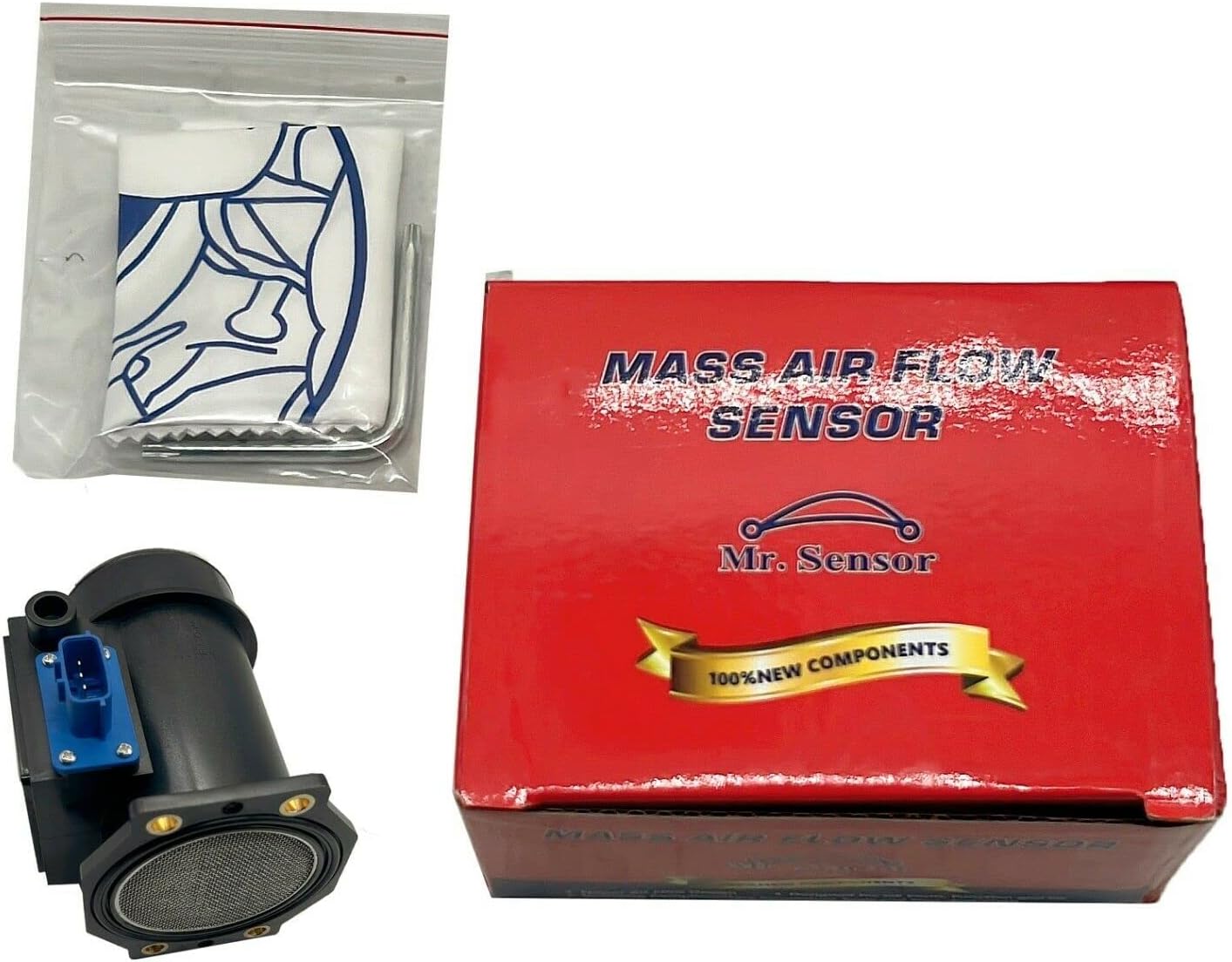 EMSF10240 Well Auto Mass AIR Flow Sensor for 95-98 240SX