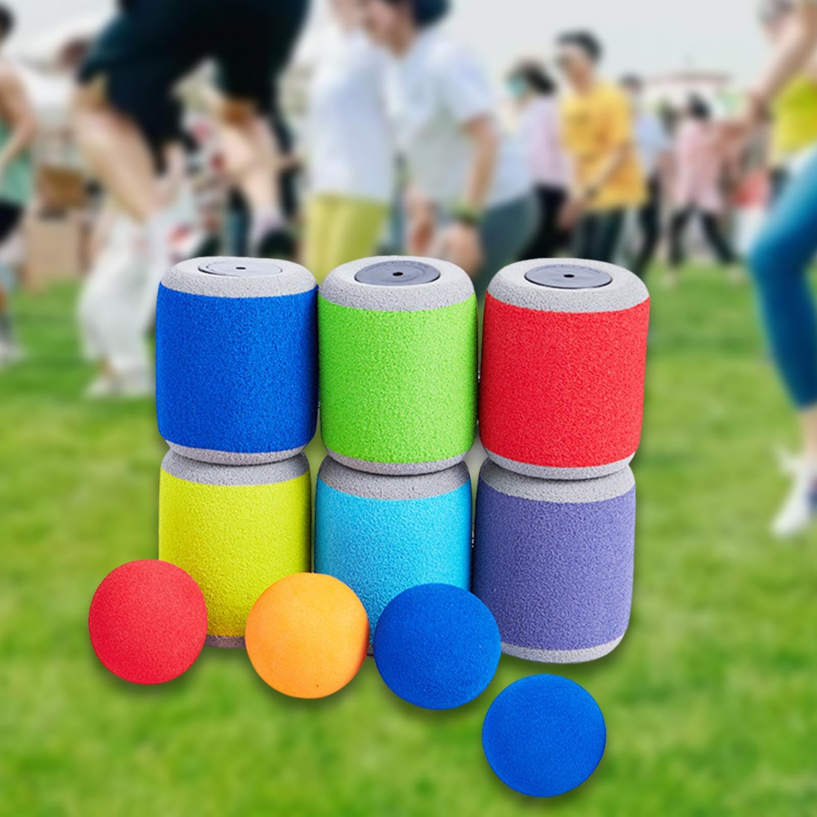 F Fityle 10 Pezzi Giochi Lancio Barattoli Bambini Palline Sensori Coordinazione Occhio Mano Interazione Genitore Bambino Materiale Pp Adatto per attività