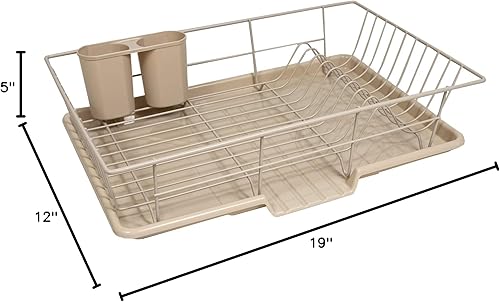 Miniatura 2 de Sweet Home Collection - Escurridor de platos y soporte para utensilios fáciles de usar