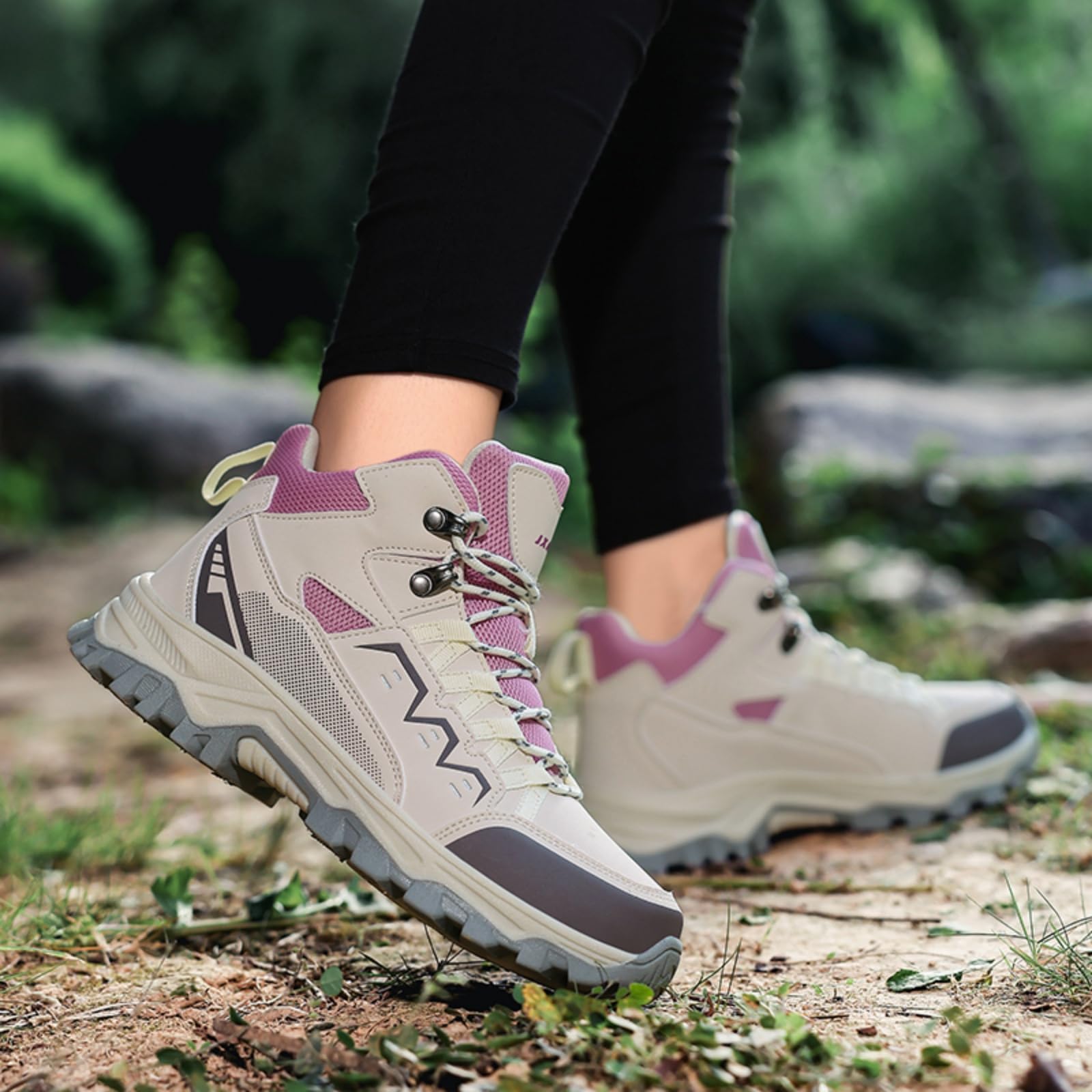 Damskie wodoodporne buty trekkingowe wysokie buty trekkingowe