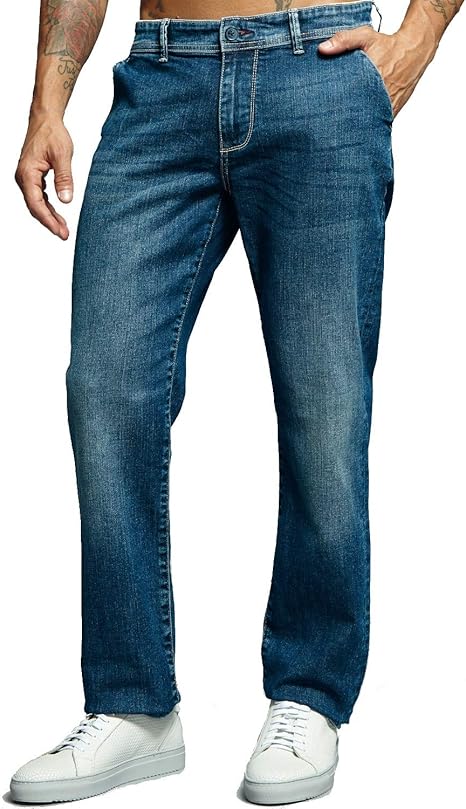 Jeans Coveri Uomo Slim Fit - Vita Alta, 5 Tasche, Denim Comodo - Foto 8