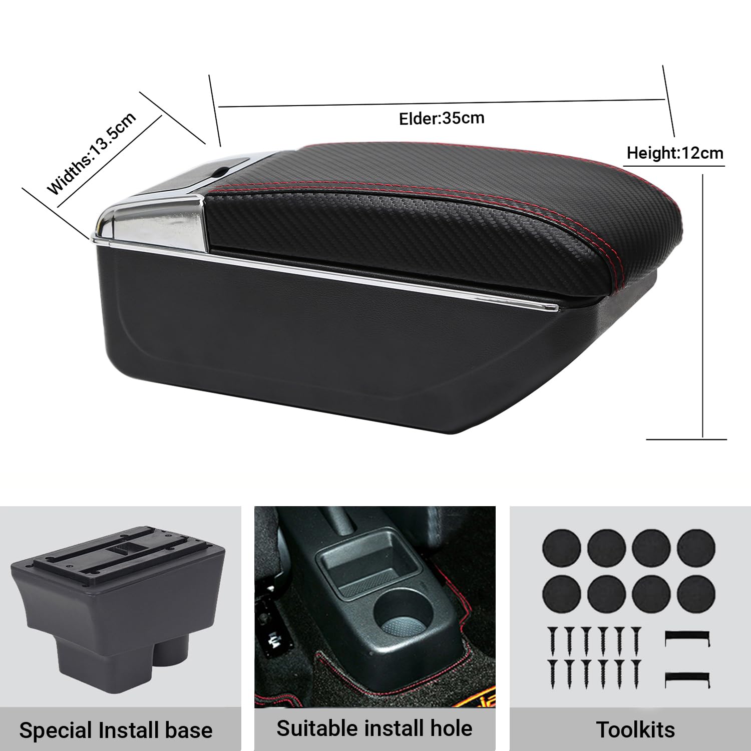 Armlehnenbox Für Skoda Fabia 3 – Mit USB-Ladern, Stauraum, Fahrzeug-spezifisch