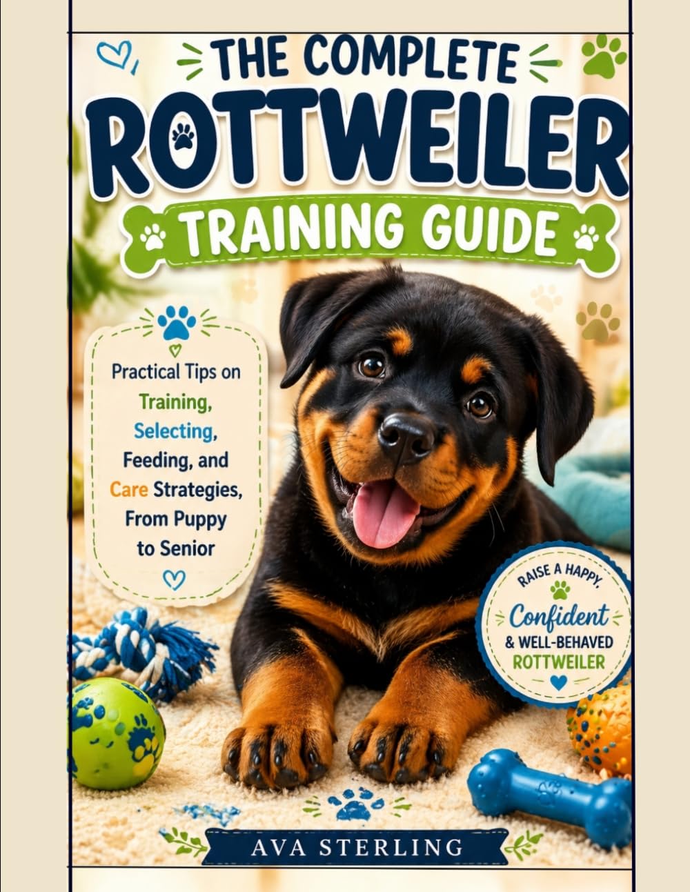 THE COMPLETE ROTTWEILER TRAINING GUIDE: Practical Tips on Training, selecting, Feeding and Care Strategies, From Puppy to Senior (The Dog Lover’s Guidebook Series)