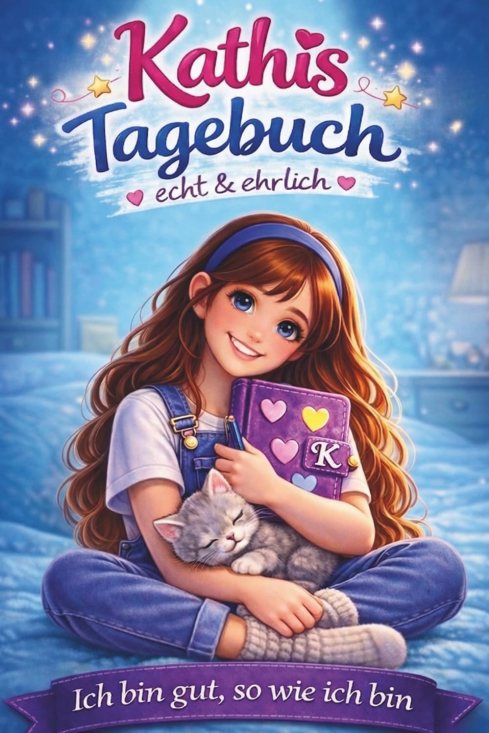 Kathis Tagebuch – echt & ehrlich –: Ein stärkendes Tagebuch für Mädchen ab 8 Jahren – Gefühle verstehen und Selbstvertrauen stärken