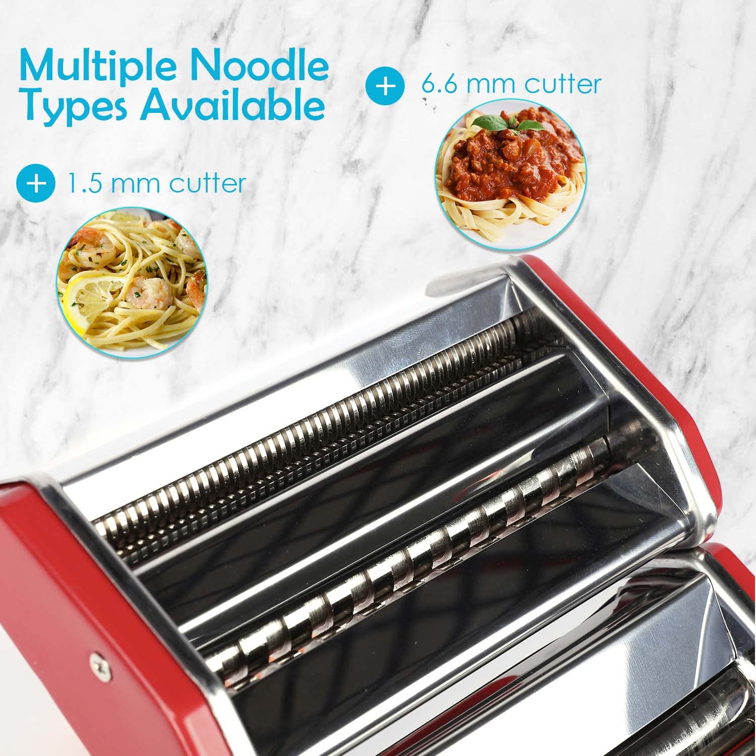 Buy Pasta Maker Machine, Pastas Roller, Noodle Cutter, Stainless Steel