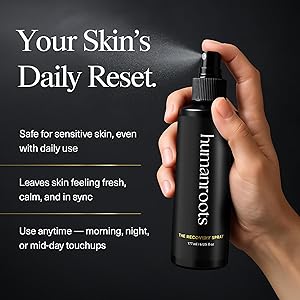 Hypochlorous Acid Spray for Face Face Mist Toner with Electrolyzed Water (6oz), Lightweight Hydrating Recovery Spray for All Skin Types Non-Comedogenic Formula, No Added Fragrances