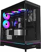 MONTECH HS02 PRO Black (ATX ガラス ブラック) Montech HS02 PRO Tempered Glass ATX Mid-Tower Computer Case