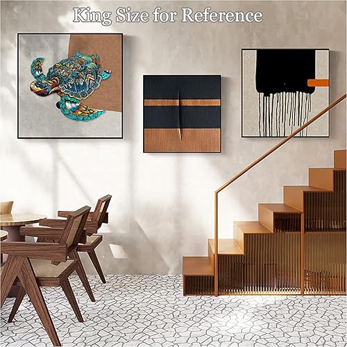 Miniatura 5 de KAAYEE Rompecabezas de madera para adultos, rompecabezas de madera con forma única avanzada de tortuga marina para adultos, el mejor regalo para