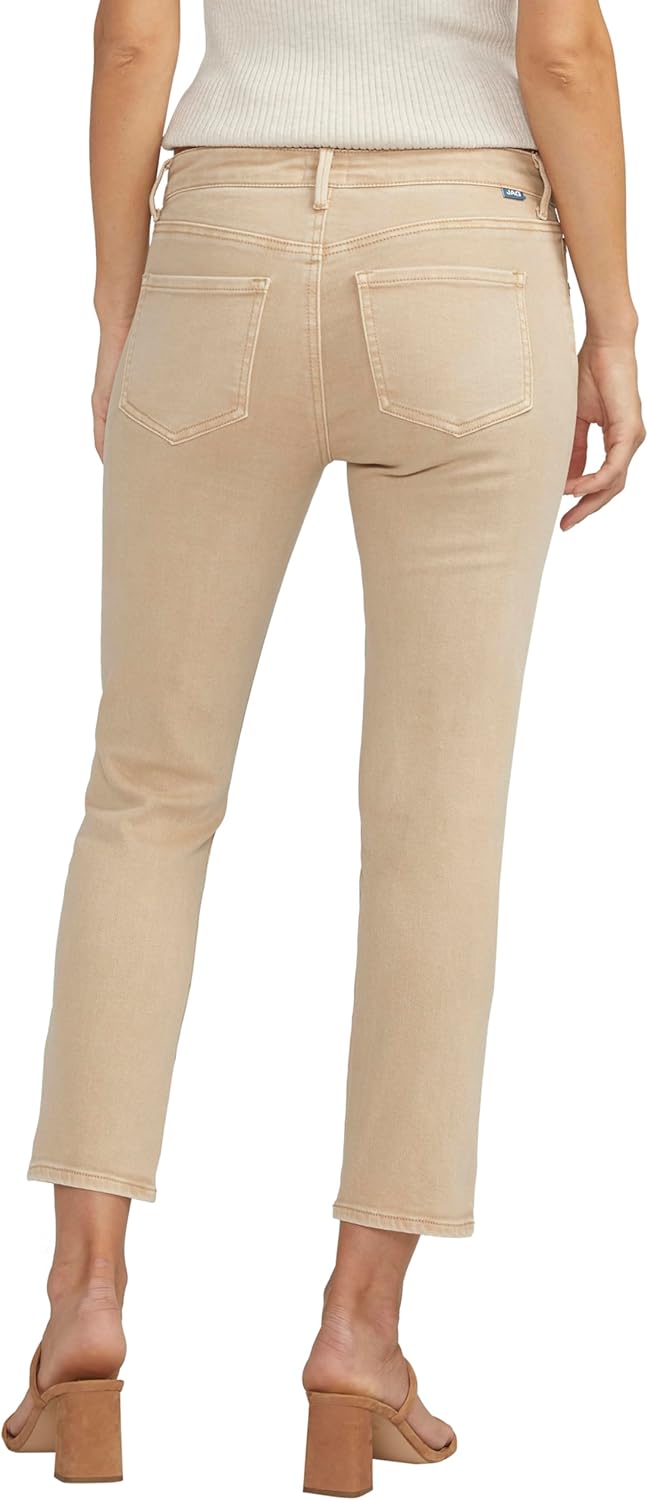 Jag Jeans Womens Cassie Mid Rise Cropped Pants - Image 3