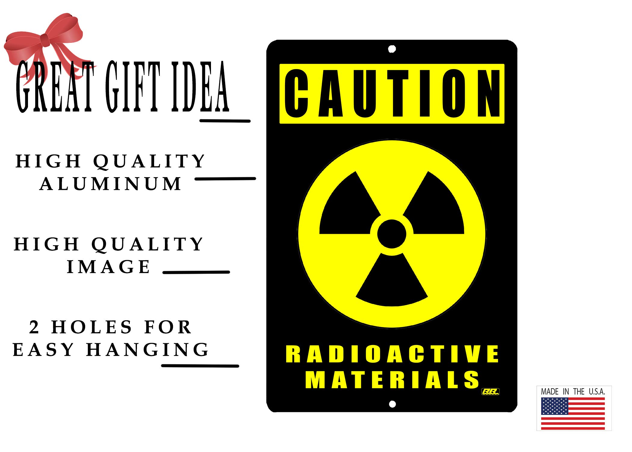 Hazard Stickers Nuclear Radiation Warning Car Sticker, Nuke Radioactive ...