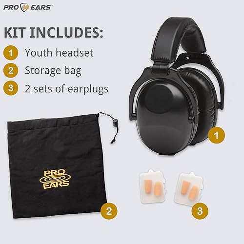 Miniatura 2 de Pro Ears Kit de resonancia magnética, orejeras protectoras para la audición, tapones para los oídos y bolsa de almacenamiento