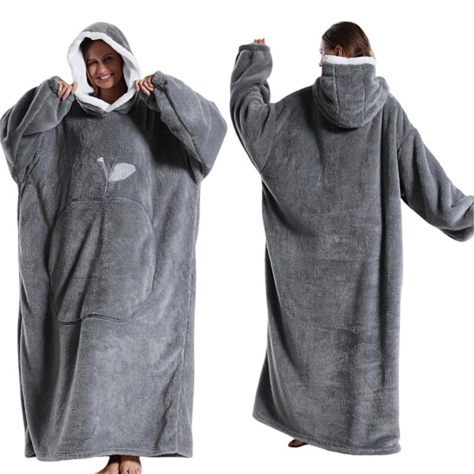 Gran manta con capucha de gran tamaño Sudadera caliente oversize con