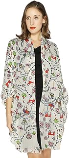 DANA XU 100% Pure Wool Fashion Pashmina Shawls