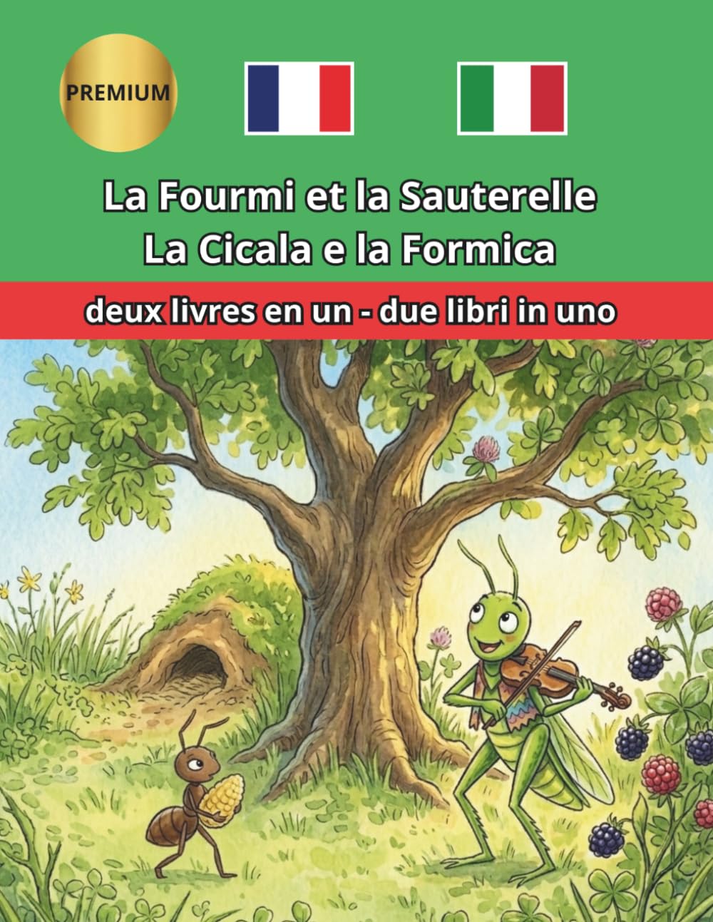 La Cicala e la Formica La fourmi et la sauterelle (La Cigale et la Fourmi) bilingue italiano-francese: Favola classica bilingue con testo paragrafo per paragrafo per bambini e aule