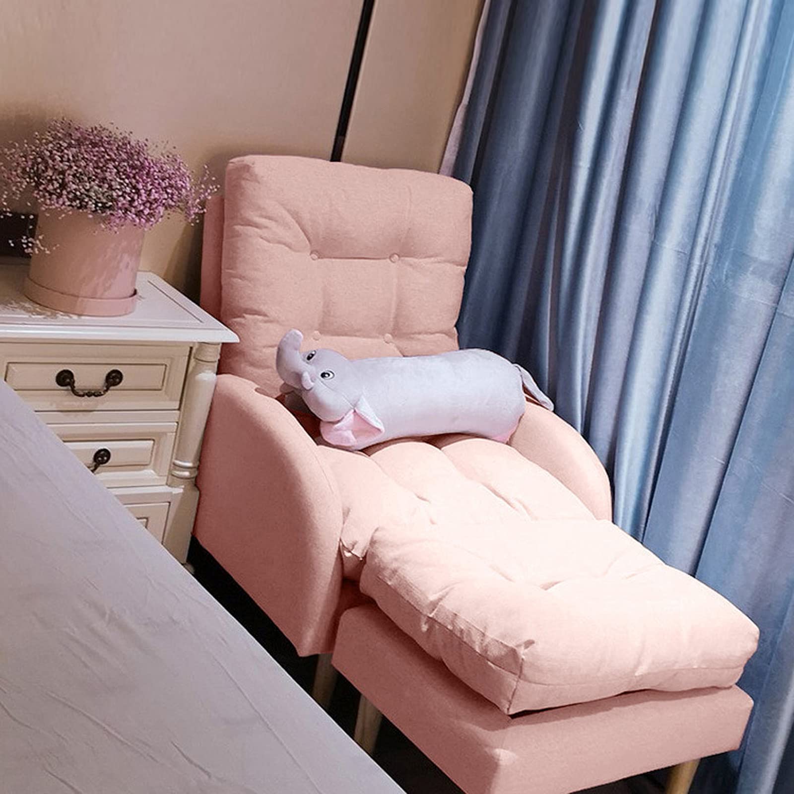 Multifunctionele Uitschuifbare Eenpersoons Slaapbank - Met Bedfunctie Loungestoel En Fauteuil Drievoudig Verstelbare Slaapbank Opklapbare Theetafels