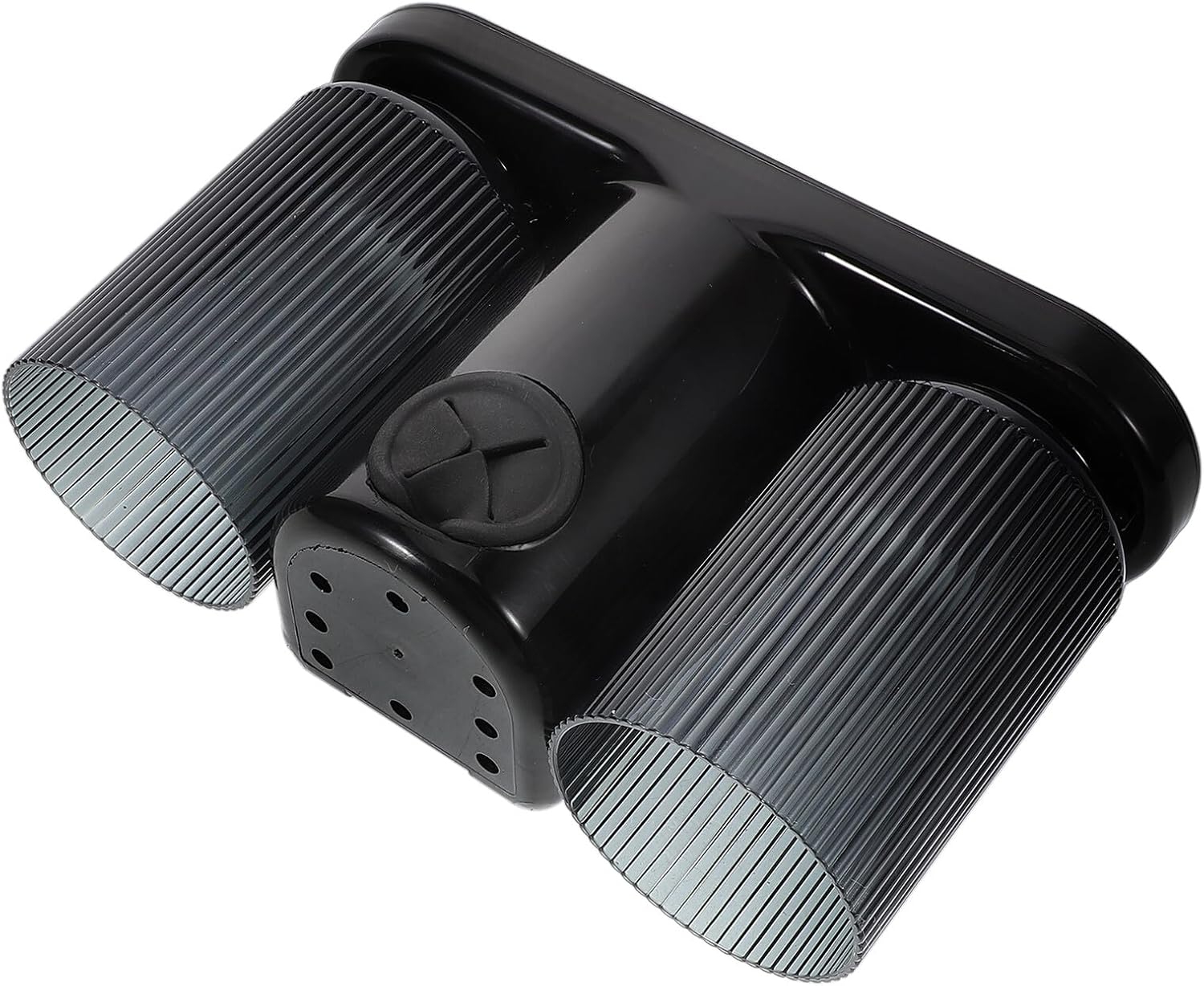 Wall Mounted Toothbrush Organizer with Dual Cups Toothpaste Dispenser Towel Rack No-Drill Installation Bathroom Storage Rack for Family Use Sanitary Cup and Toothbrush Holder