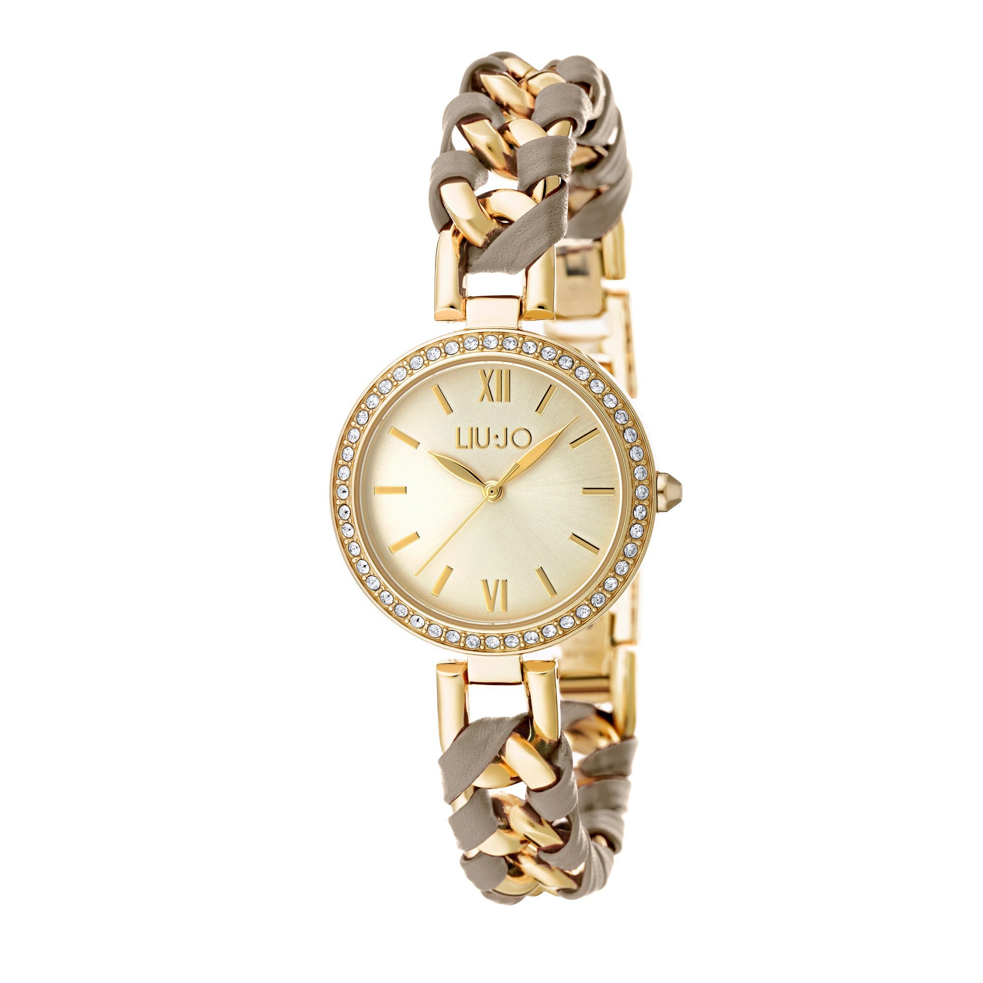 Orologio Da Donna Liu Jo LJW-TLJ1224 – Quadrante Grigio Con Numeri Romani, Cinturino Acciaio Inox, 5 ATM