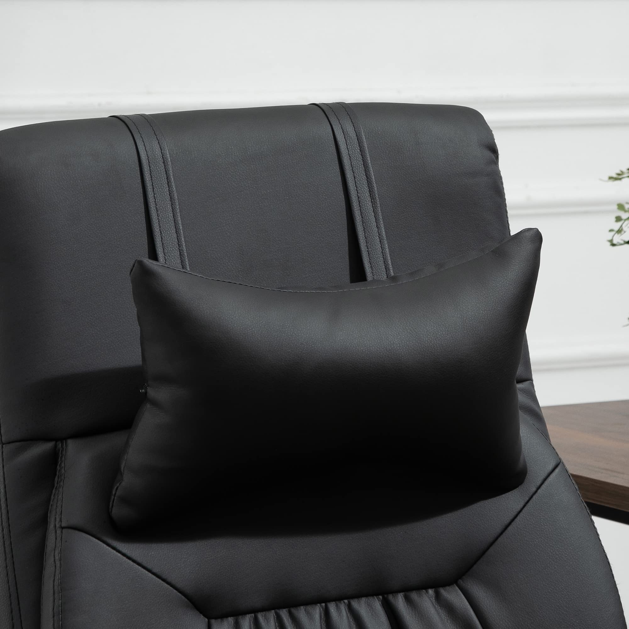 Vinsetto Massagesessel mit Massagefunktion Schwarz 68 x 79 x 104-112 cm