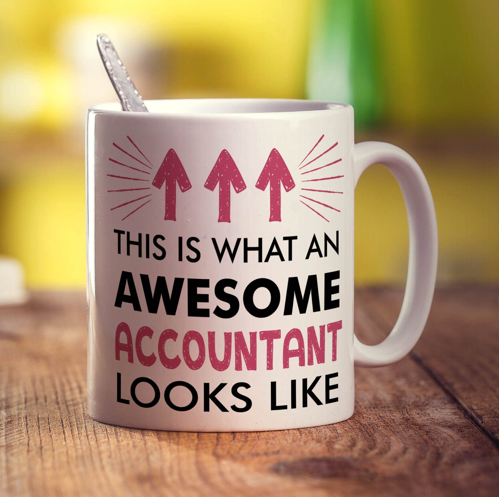 Printster White This Is What An Awesome Accountant Looks Like Mug - 11Oz Ceramic Cup