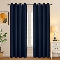 Vista 340 de Simplebrand Juego de 2 paneles de cenefa aguamarina para ventana de cocina de 14 pulgadas de largo, cortinas de oscurecimiento de habitación