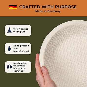 Bulka Sourdough Banneton Bread Proofing Basket Large 9 Round Waffle 1kg