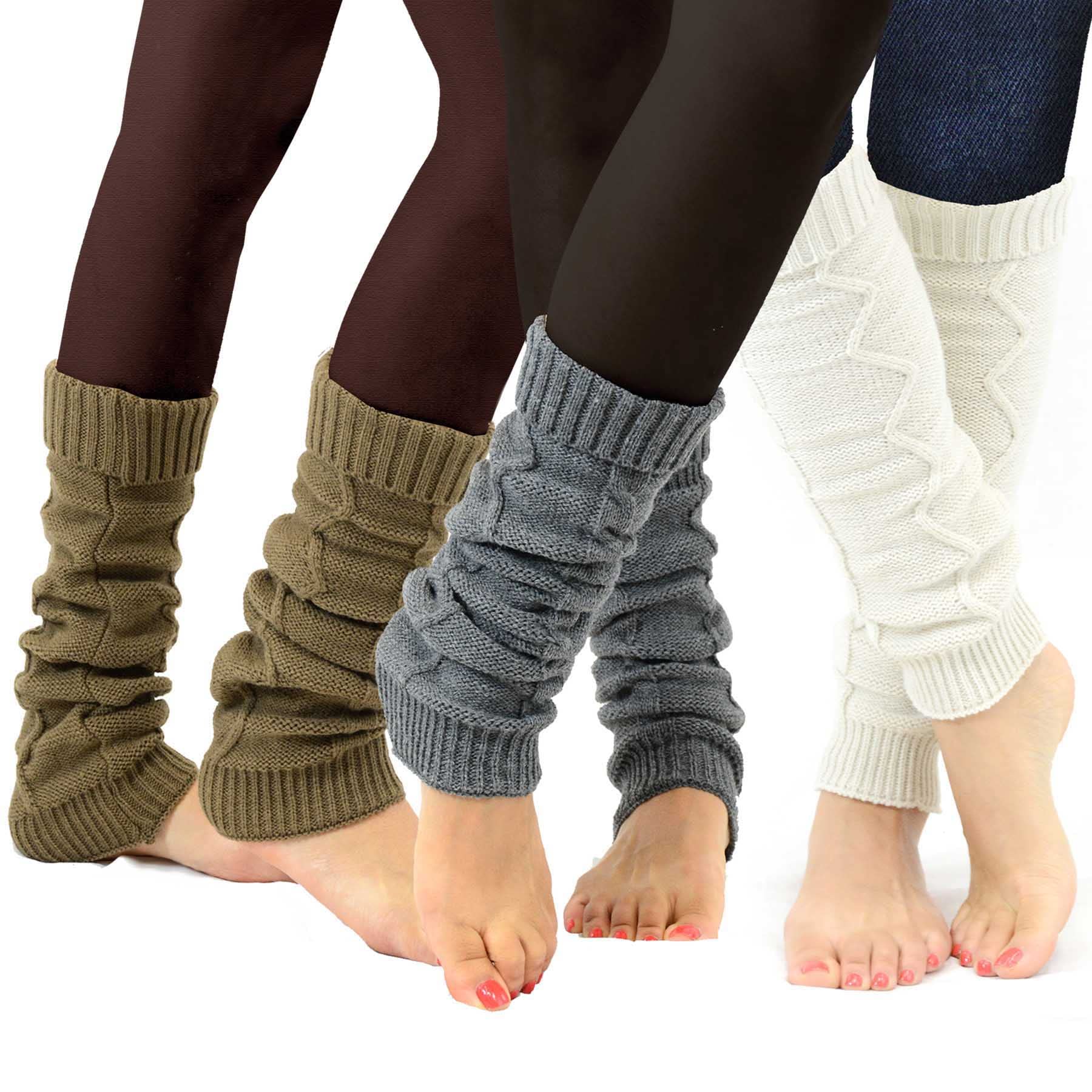 TeeHee Knee Leg Warmers Extra Long Thigh High