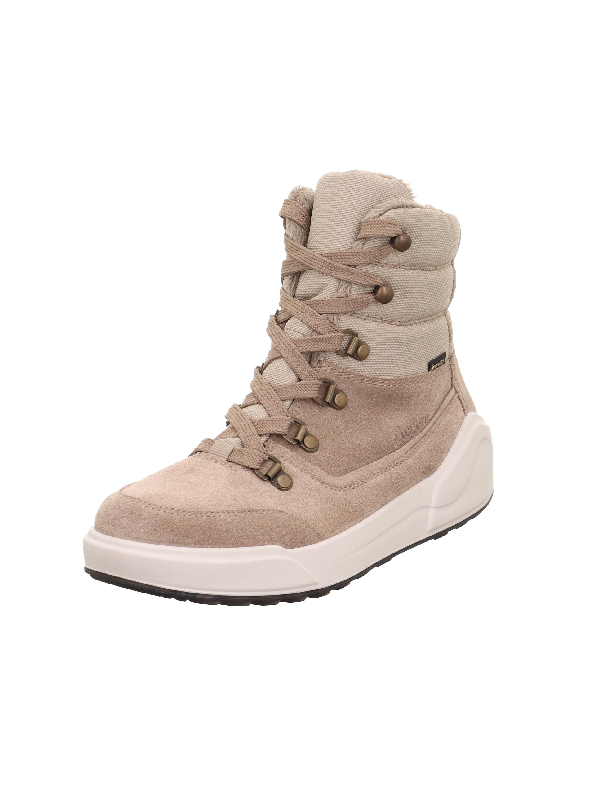 Legero Women's Cosy Half Length Boots, Giotto Beige 4500, 8.5 UK