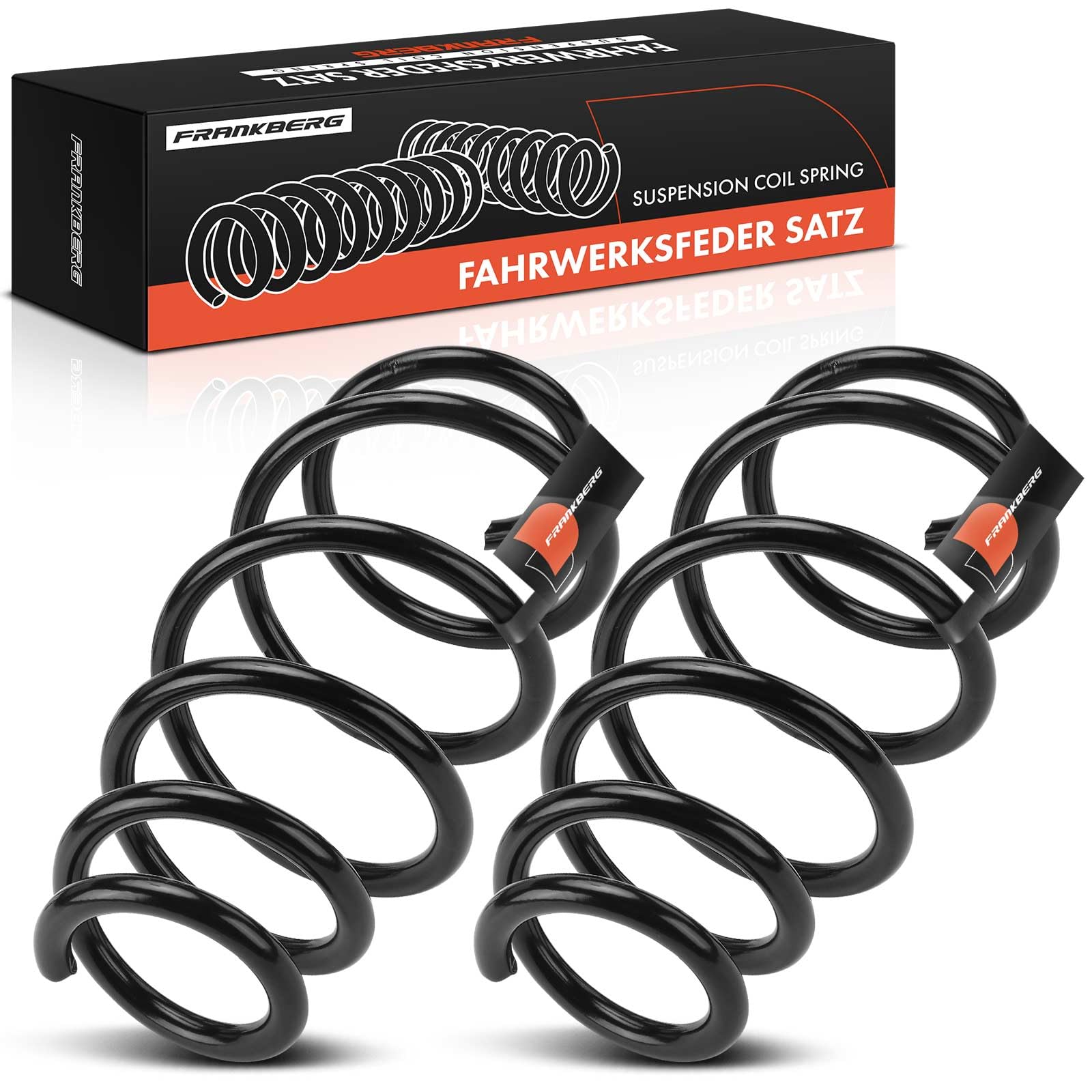 Frankberg 2 muelles de suspensión eje delantero 13382859 | Compatible con: Zafira Tourer C P12, Zafira MK III P12