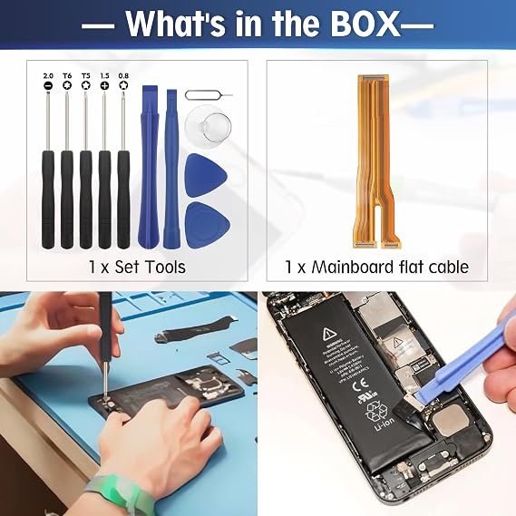 RongZy LCD Screen Motherboard Flexible Cable for Samsung Galaxy A53 5G A536 2022 Motherboard LCD Charging Flexible Cable Replacement for Connecting Motherboard with Tools