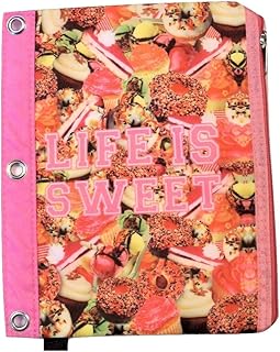 Life is Sweet Storage Pouch for Binders ~ Cupcakes, Donuts, Cake and More! (9.25