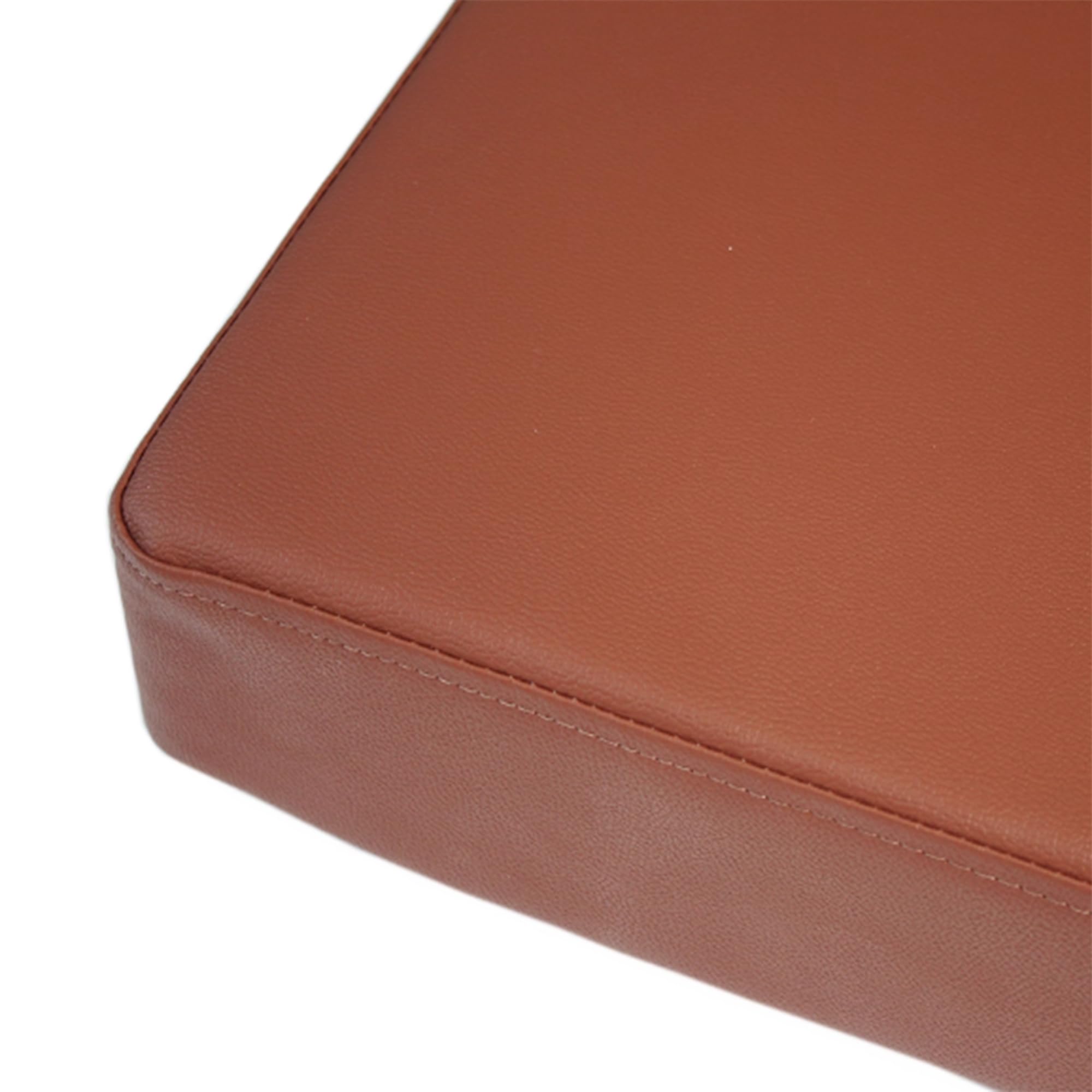 Coussin de banc de jardin marron foncé lavable 120x40x5 cm
