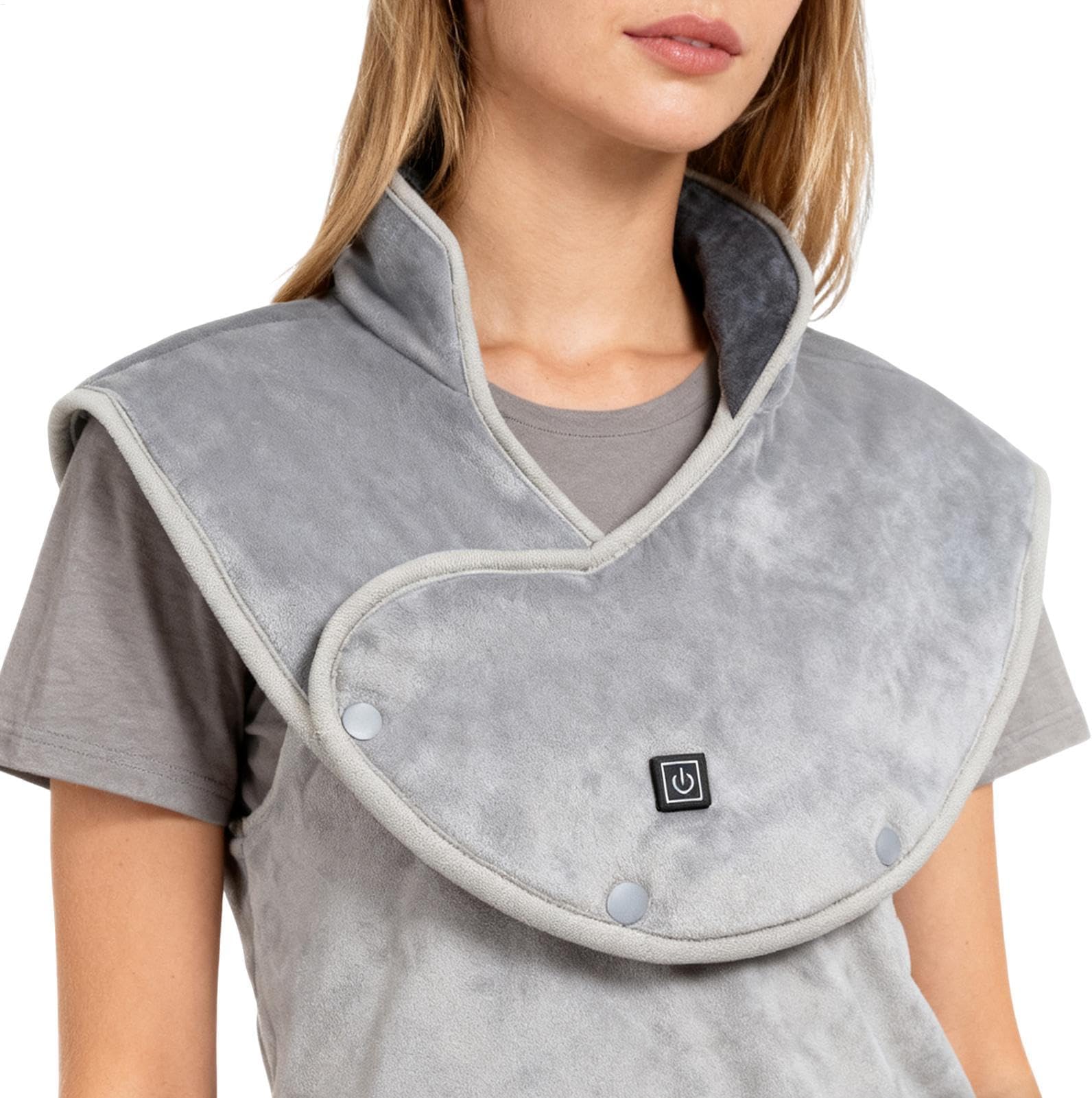 – Heated Wrap for Shoulder | 3-Gear Thermal Hot Compressed Shawl,Electric Neck Wrap Heated Pads - for Home Office Vacation Winter Late Autumn Apartment Dormitory Spa Center