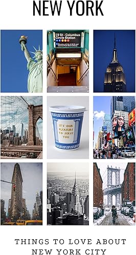 Miniatura 7 de Paquete de 50 Vasos de café de papel New York de 10 onzas, taza de café de papel desechable con tapas, bebidas calientesfrías